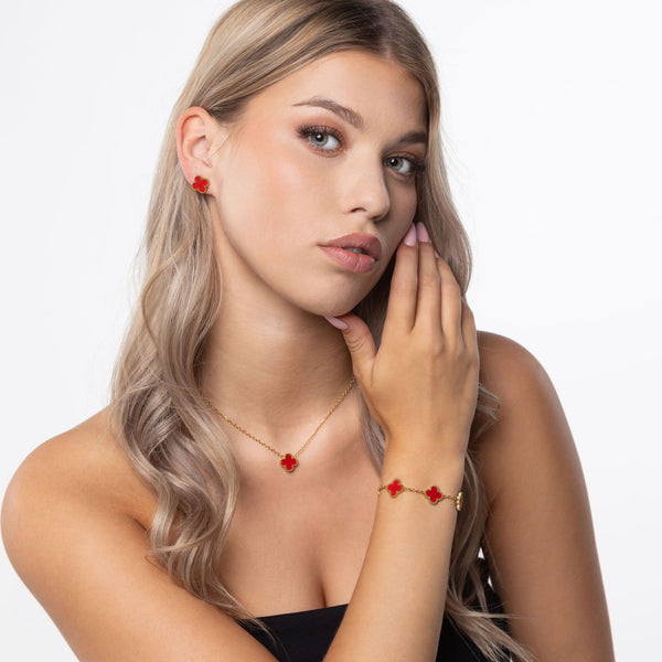 RED CLOVER SET Tragebild