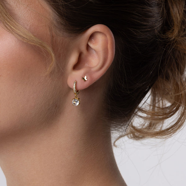 Shine Zirconia Ohrringe Tragebild