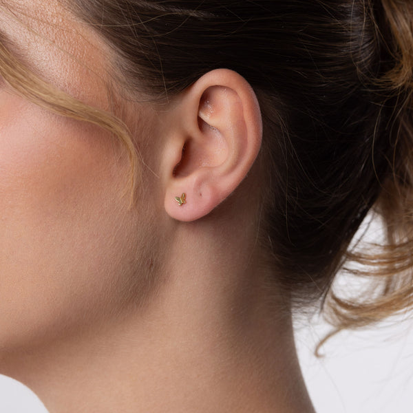 Schmetterling Ohrsetecker Tragebild