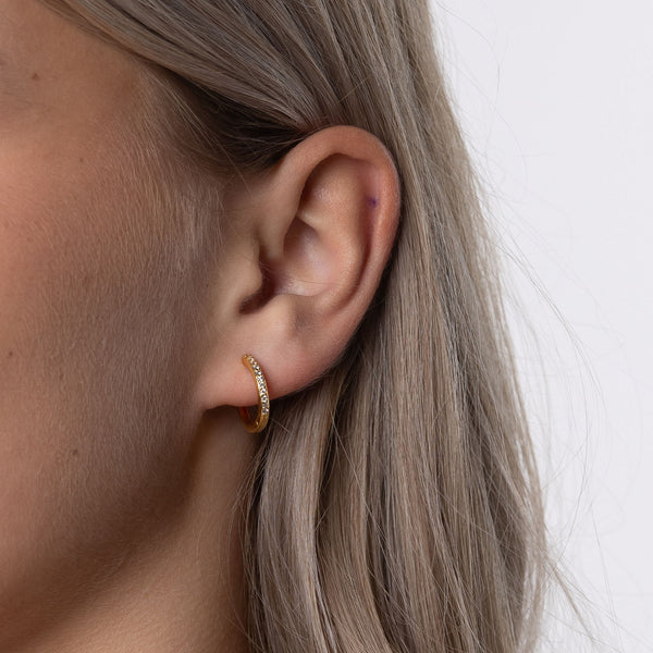 Diamond Ohrringe Tragebild