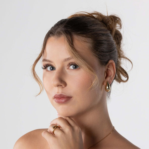 Drop Ohrringe Tragebild