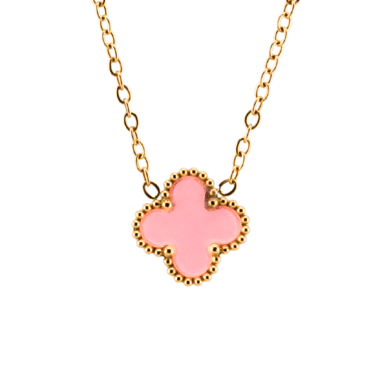 Pink Clover Kette