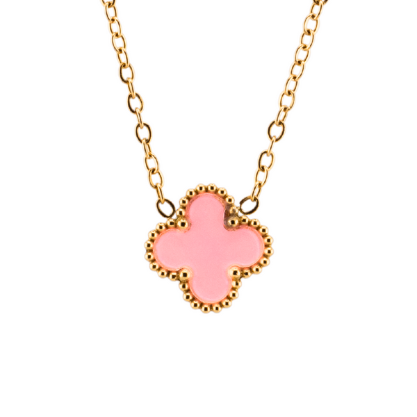 Pink Clover Kette