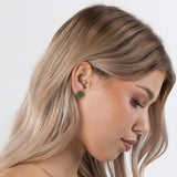 Green Clover Ohrstecker