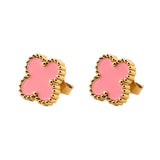 Pink Clover Ohrstecker