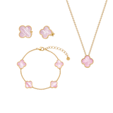 GLOSSY PINK CLOVER SET